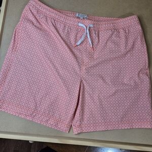 Elysian Coral Patterned Men's Swim Trunks 2389/620